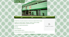 Desktop Screenshot of hotelparismerida.com